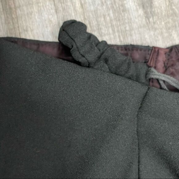 ILGWU Vintage Maxi Off Shoulder Short Sleeve Formal Dress Black Size 8 - Picture 12 of 16